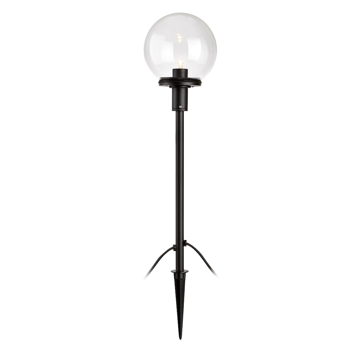 Garden 24 Poller Schwarz/Glas 50 cm