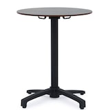 thumbnail of METRO PROFESSIONAL Gastro klaptafel Massini, aluminium, Ø 60 x 74 cm, HPL tafelblad, steenlook, steengrijs