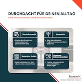 thumbnail of homeX Geschirrspüler 60 cm, Einbau Spülmaschine vollintegrierbar - 14 Maßgedecke, 8 Programme, AquaStop, DWFI601444C