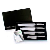 thumbnail of Holstein Juego de Cuchillos de Cocina Monoblock en Acero Inoxidable (4 piezas), 4 Cuchillos de Cocina Profesionales (24 cm, 28,5 cm, 33 cm y 37,5 cm)