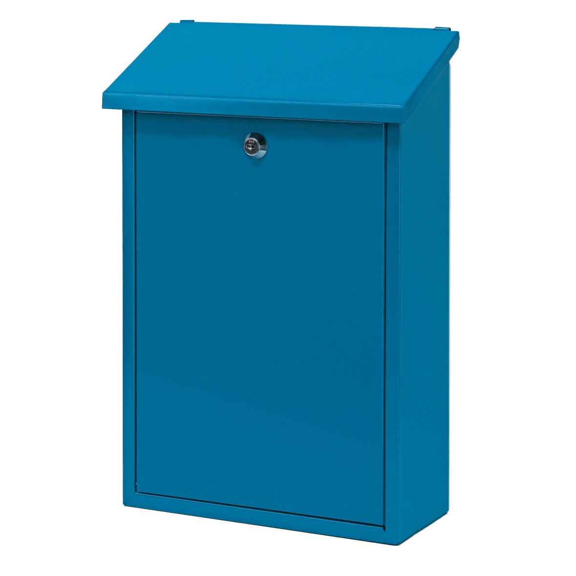 V-part Brievenbussen Metaal 125 mm 277 mm 410 mm blauw