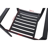 thumbnail of METRO PROFESSIONAL Cadeira empilhável com apoios para os braços, incl. almofada, alumínio/poliéster, cinzento escuro