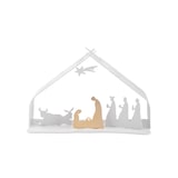 thumbnail of alessi, bark crib, kerststal in wit metaal