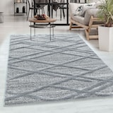 thumbnail of Carpetsale24 Teppich 280x370 cm Grau, Hochflor Wohnzimmer Teppich, Weich & Flauschig, Skandinavisch Boho Stil, Langflor Shaggy, Skandi Design