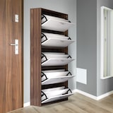 thumbnail of HOMCOM Mobile Scarpiera in Legno 5 Scomparti per 30 Paia di Scarpe