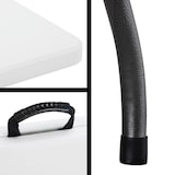 thumbnail of Casaria Bierzeltgarnitur 180 cm Klappbar Kunststoff Campingtisch 2x Campingbank Festzeltgarnitur Weiß 3 tlg