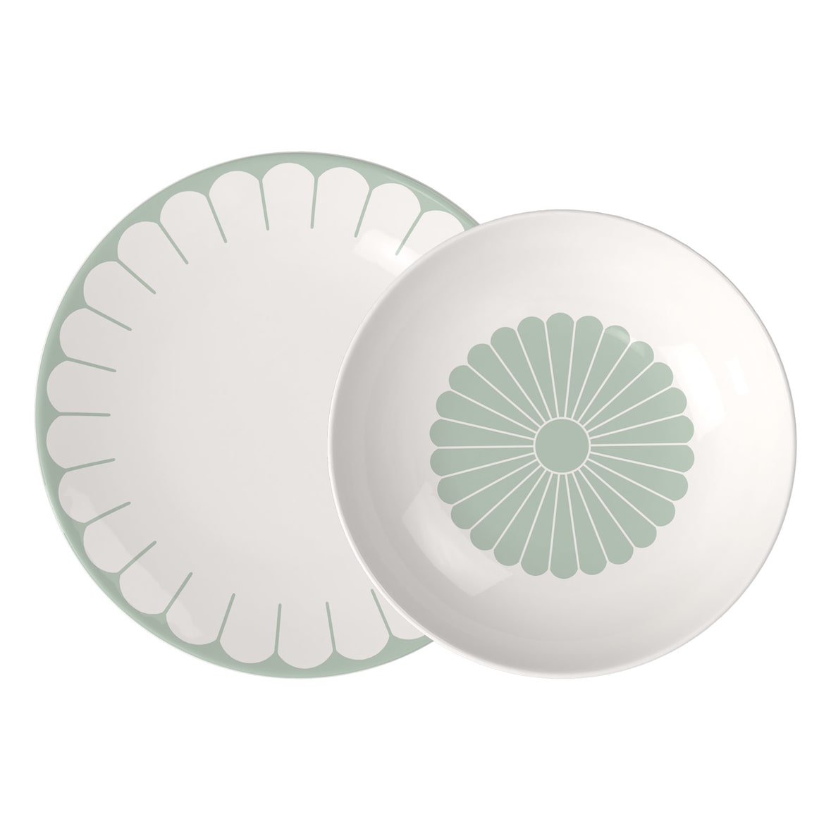 Villeroy & Boch Fleur Vert Tafelservice 12-teilig