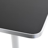 thumbnail of Plateau de table carré noir cerclage argent 60cm Montmartre - Oviala