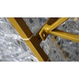 thumbnail of METRO PROFESSIONAL LED-Sternen Figur, Aluminium, 138 x 20 x 180 cm, 1275 LEDs, 80 W, warm- und kaltweiß