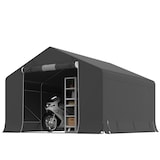 thumbnail of Outsunny-Garagenzelt-300L x 300B x 210H cm-Dunkelgrau