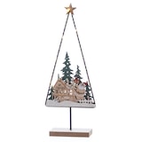 thumbnail of LED Holz Baum Santa beleuchtet Tischdekoration Weihnachten Tannenbaum