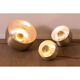 thumbnail of Tischlampe Samuel silber klein E27 25W - Rund Metall Amadeus 22.5x20.5 cm