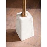 thumbnail of Beistelltisch Echter Marmor Metall 34x34x58 cm Anstelltisch Gold Weiß, Kleiner Abstelltisch Rund, Wohnzimmertisch Couch Modern, Marmortisch