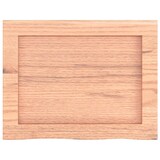 thumbnail of vidaXL Wandregal Hellbraun 40x30x(2-6) cm Massivholz Eiche Behandelt
