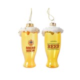 thumbnail of Christbaumschmuck Bierglas Weihnachtskugeln Weihnachtsbaumschmuck Orange Alkohol