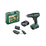 thumbnail of Perceuse visseuse sans-fil BOSCH UniversalDrill 18V vendu avec 2 batteries 1,5Ah, chargeur et coffret