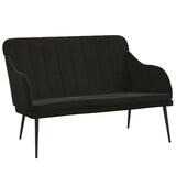 thumbnail of vidaXL Sitzbank Schwarz 110x76x80 cm Samt