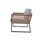 thumbnail of METRO PROFESSIONAL Outdoor-Lounge Ateo 4-tlg., Alu/Eukalyptusholz, 2 Einzelsesseln, 1 3-Sitzer Sofa, 1 Couchtisch, mehrfarbig