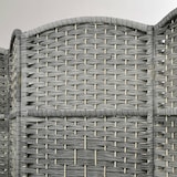 thumbnail of Biombo Dobrável de 6 Painéis Divisor de Ambientes 270x180 cm Ecrã de Privacidade de Polipropileno para Quarto Cinza Misto