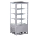 thumbnail of METRO PROFESSIONAL Kühlvitrine GGC2078SV, Glas/Kunststoff, 42.8 x 38.6 x 96 cm, 78 L, silber