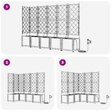 thumbnail of vidaXL Gartenpflanzer Braun 120 x 120 x 142 cm Stahl