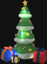 thumbnail of vidaXL LED Weihnachtsbaum Weihnachtsdeko Indoor Outdoor 240 cm