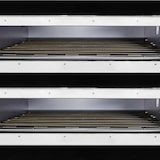 thumbnail of Forno elétrico de pizza para 6 + 6 pizzas 34 cm Ø, 2 câmaras 105 x 70 x 14 cm, gama de temperatura: 50-450°C, 17,6 kW, 400 V, 11456 Vaiotec