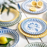 thumbnail of Assiette à dessert Napoli jaune 21 cm x6 -  Rond Porcelaine Table Passion 22.00x22.00 cm