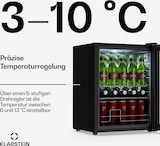thumbnail of Beersafe Getränkekühlschrank mit Glastür | 64 x 48 cm | LED-Innenbeleuchtung Silber