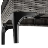 thumbnail of tectake Conjunto Rattan com estrutura de alumínio Bellaria  cinzento - 404796