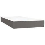 thumbnail of vidaXL Boxspringbett mit Matratze & LED Grau 90x200 cm Kunstleder