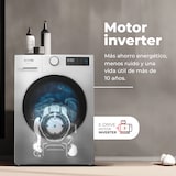 thumbnail of EVVO Lavadora 8 kg carga frontal Nature 8, 1350 rpm, Clase energética A, Motor Inverter, tambor diamante ePROTECT, 15 programas,  Inox