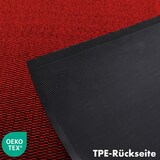 thumbnail of KARAT Schmutzfangmatte SKY Novo Einzigartiger TPE-Rücken Rot 40 x 60 cm