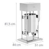 thumbnail of Royal Catering - Royal Catering Poussoir à saucisses 20 l électrique avec 4 tubes de remplissage - Machine à saucisse Poussoir à saucisse