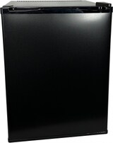 thumbnail of Barkühlschrank GAUKLER für 20 Dosen (330ml) | 1x Tür + LED | 40 Liter, HxBxT 54,5x40,5x44,3cm | +6/+15°C | Schwarz | + CHEFGASTRO Geschirrtuch