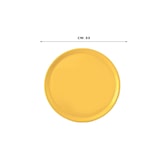 thumbnail of Napoli pizzabord, 33 cm, Saturnia geel, verpakking van 6