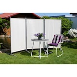 thumbnail of Leco Sichtschutz / Stellwand, 260 x 156 cm, Metall / Polyester, beige, 3-teilig