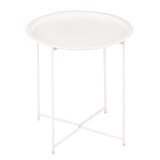 thumbnail of Beistelltisch Ø 47 H 51 2. Wahl Nachttisch Blumentisch Spieltisch Deko : weiß ohne Ablage