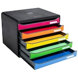thumbnail of Exacompta 308798D 1x BIG-BOX PLUS QUER MAXI mit 4 Schubladen - Regenbogen