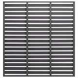 thumbnail of Panel de valla de WPC gris 180x180 cm