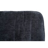 thumbnail of 6er-Set Esszimmerstuhl HWC-N99, drehbar Armlehne Auto-Return, Stoff/Textil Chenille (340g/m²) Öko-Tex ~ dunkelgrau