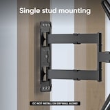 thumbnail of ONKRON drehbare TV-Wandhalterung für 32–65 Zoll (bis 41 kg), schwenkbar, neigbar & ausziehbar, VESA max. 400x400, Schwarz, Modell M4R-B