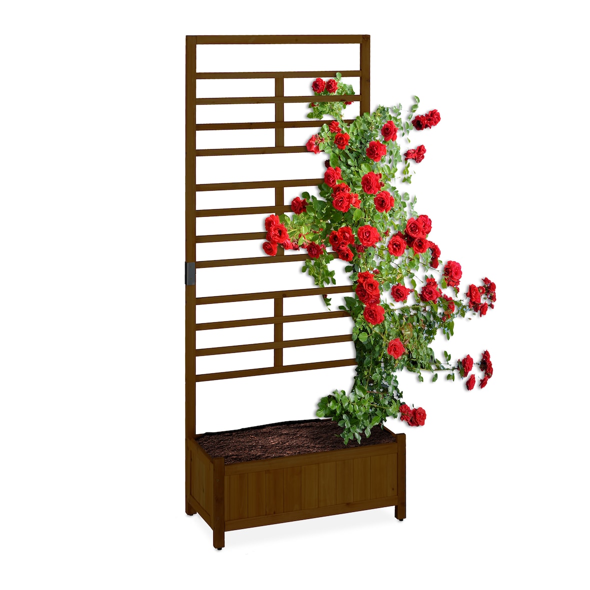 dreieckiger blumenkasten Dreieck Cortenstahl-Blumenkasten