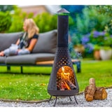 thumbnail of Lareira exterior RedFire Napa – metal com revestimento preto – Ø35 cm – altura 108 cm – preto