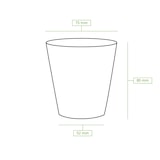 thumbnail of BIOZOYG 50 Stück Einwegbecher 150ml / 6oz Pappbecher, Kaffeebecher, ungebleicht, ökologisch, kompostierbar, umweltschonend für Coffee to Go