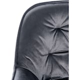 thumbnail of Conjunto de 2 bancos de bar Gibson cinza escuro/veludo