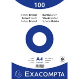 thumbnail of Exacompta Karteikarten blanko DIN A4 100 St eingeschweißt