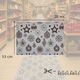 thumbnail of Passatoia Natalizia Antiscivolo Tappeto PVC Lunghezza 20 metri Larghezza 53 cm Ritagliabile, Interno/Esterno per Natale, Zerbino Negozi