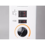 thumbnail of Convecteur, convecteur électrique, chauffage électrique, radiateur électrique avec 3 niveaux de chauffage pour des pièces jusqu'à 60m³