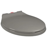 thumbnail of vidaXL Toilettensitz mit Absenkautomatik Quick-Release Grau Oval